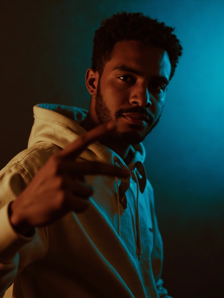 Portrait of hip-hop artist Marcus Reid